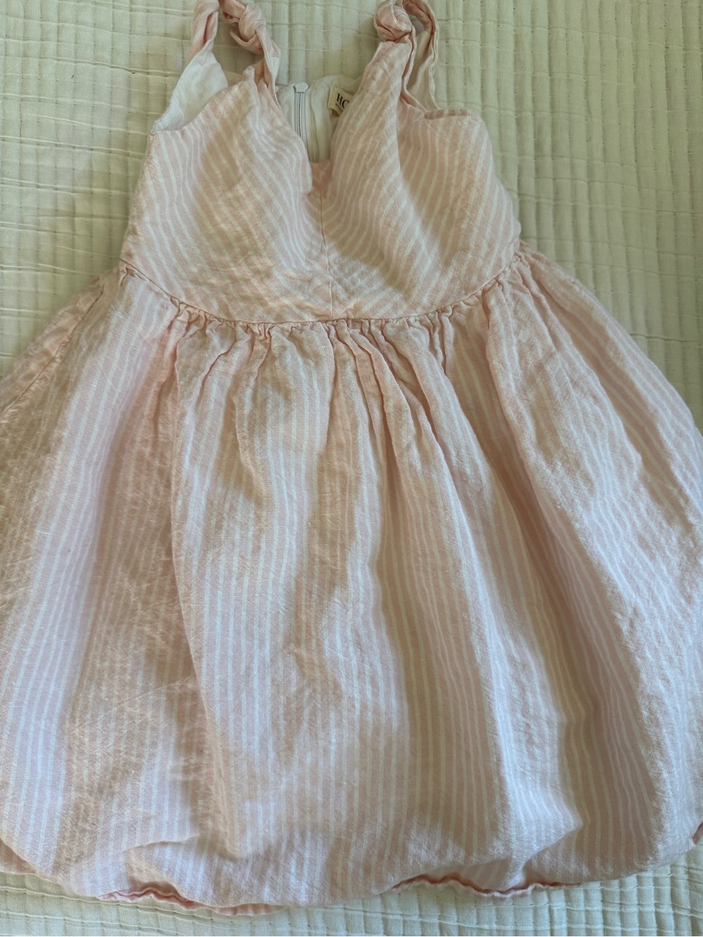 Hope & Henry Pink Striped Dress
